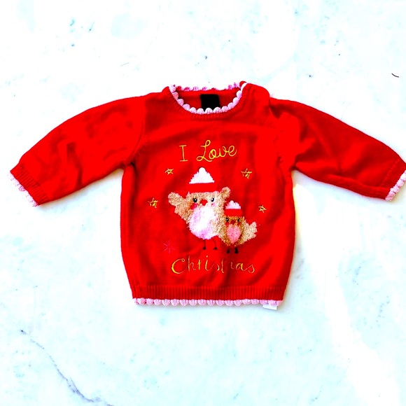 George Other - 🎄HP🎄I Love Christmas Sweater Baby 6-12M